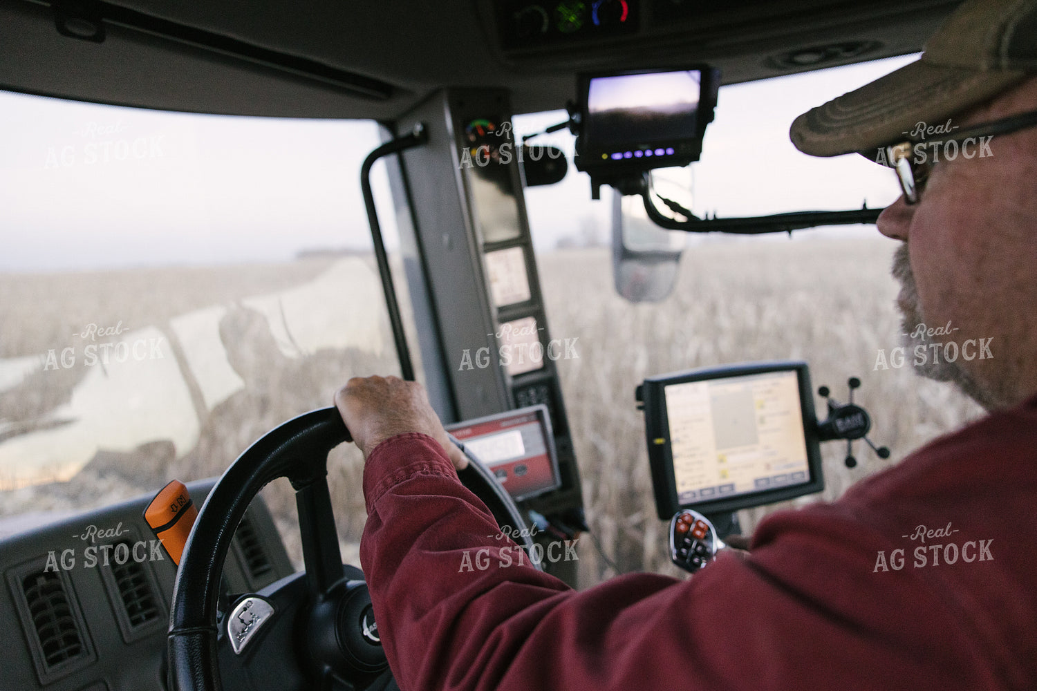 Inside Combine Cab 70052
