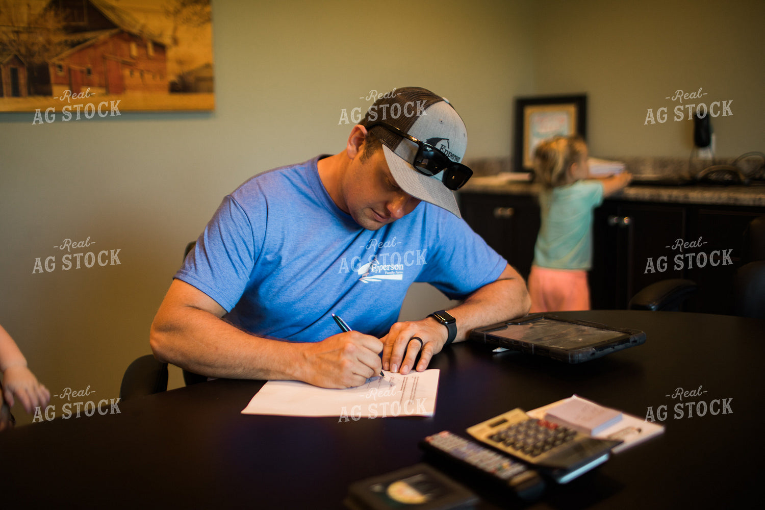 Farmer Business Owner in Office 6175