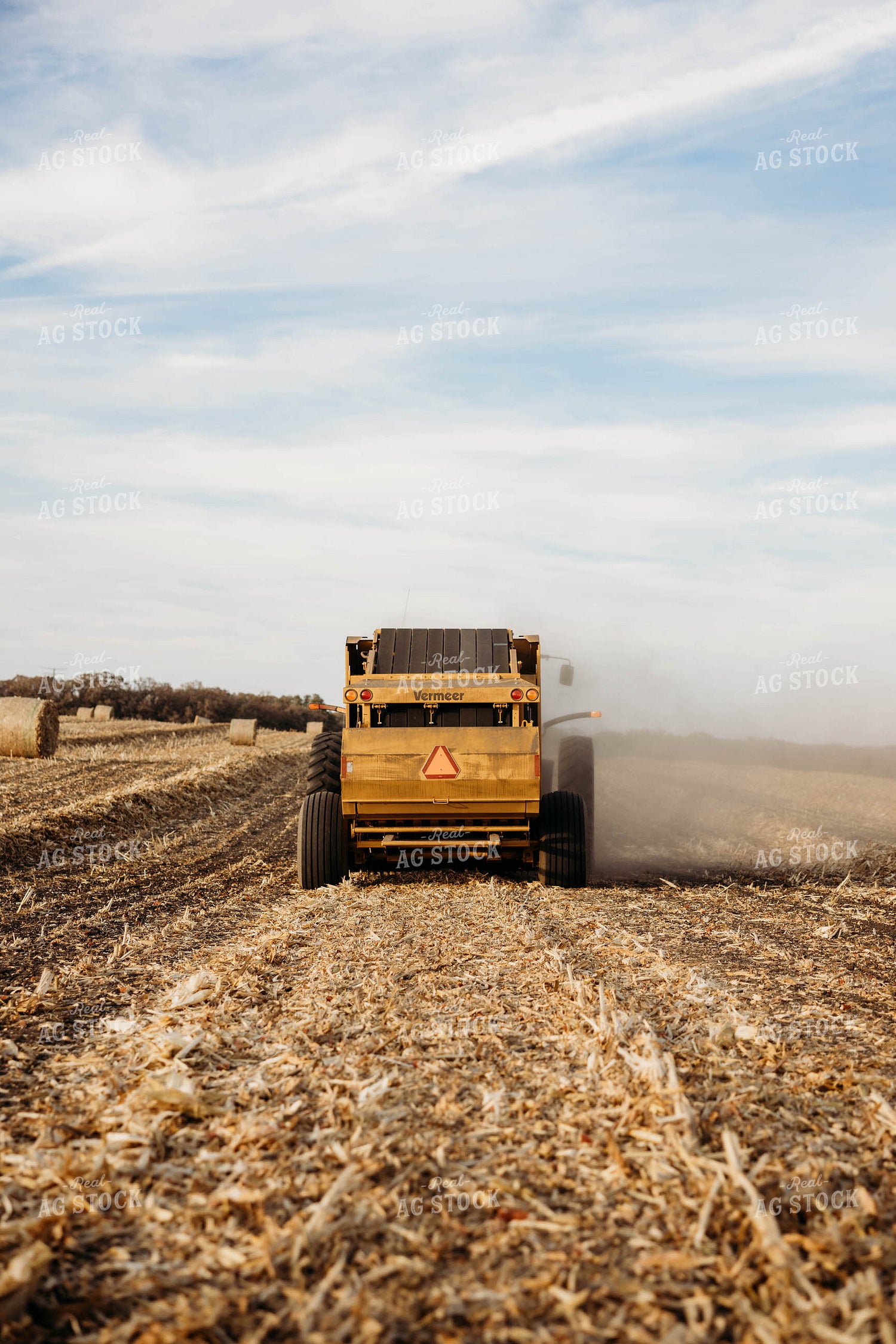 Baling Corn Stalks 152068