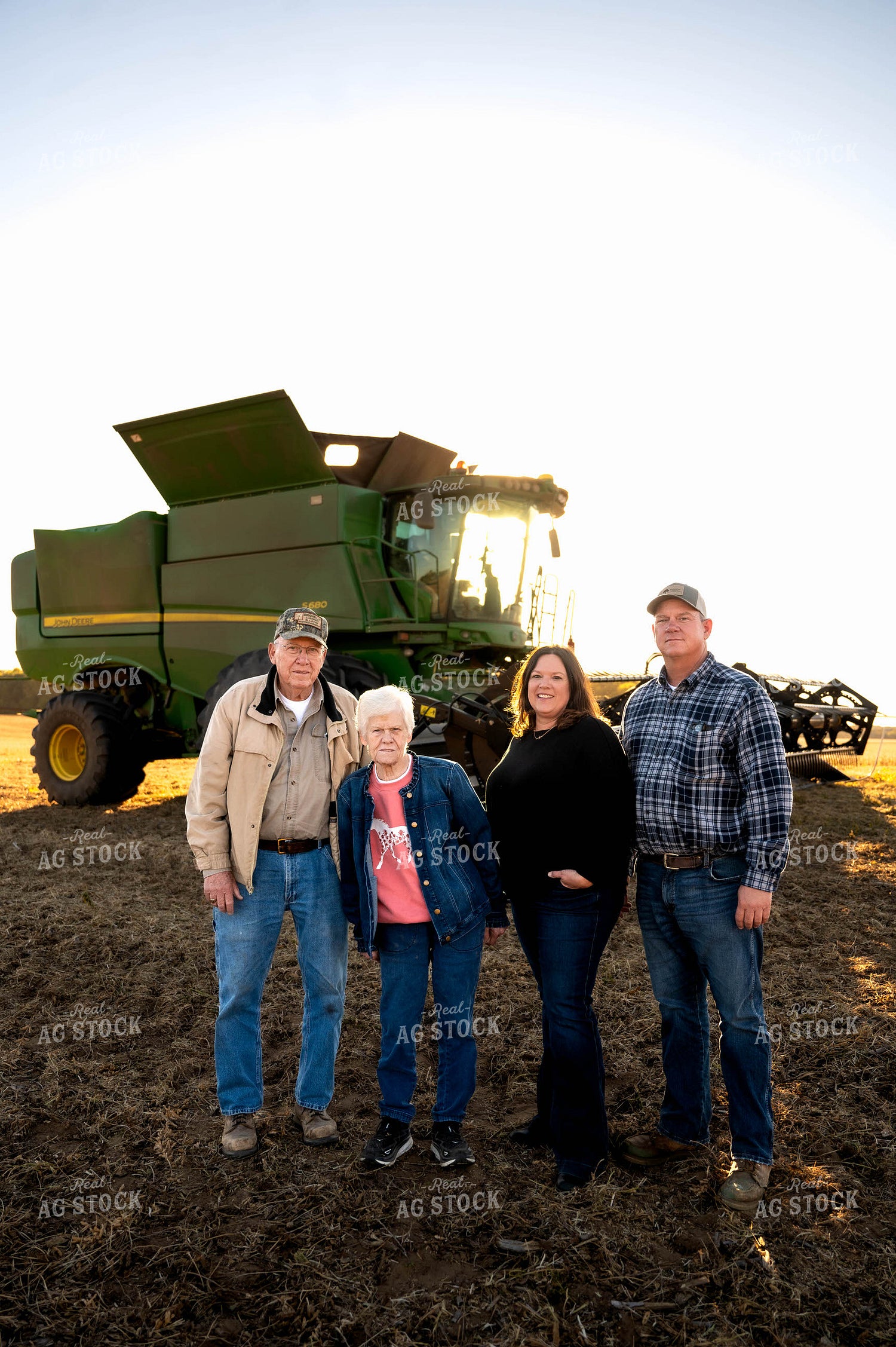 Farm Family by Combine 115432