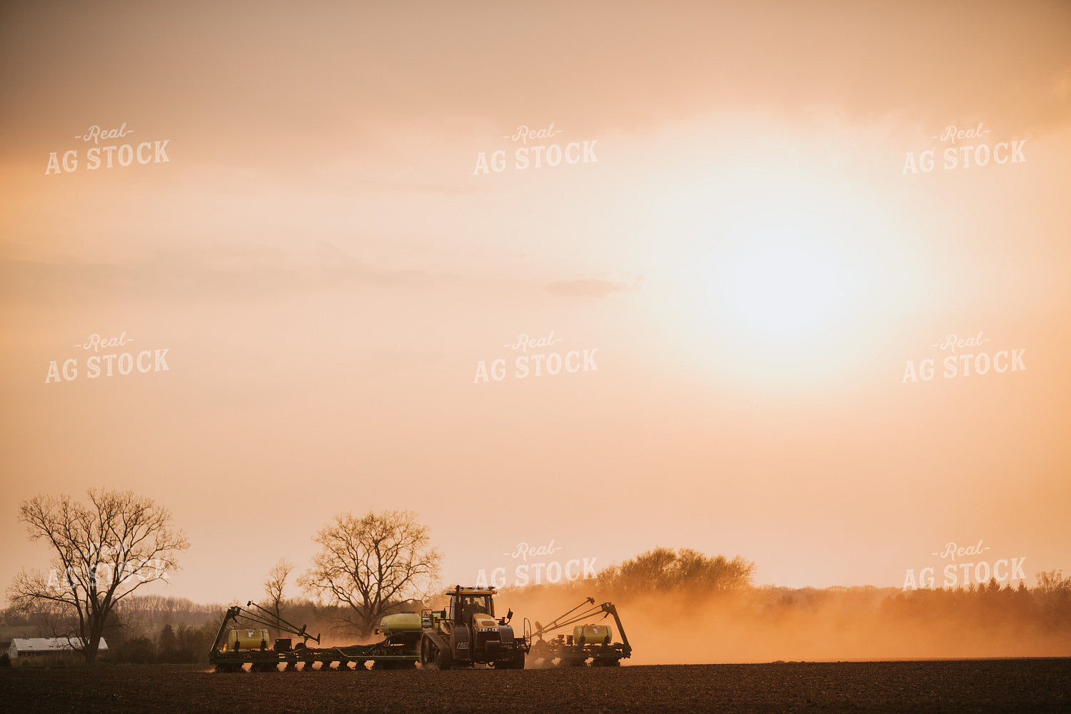Planter in Field at Sunset 5708