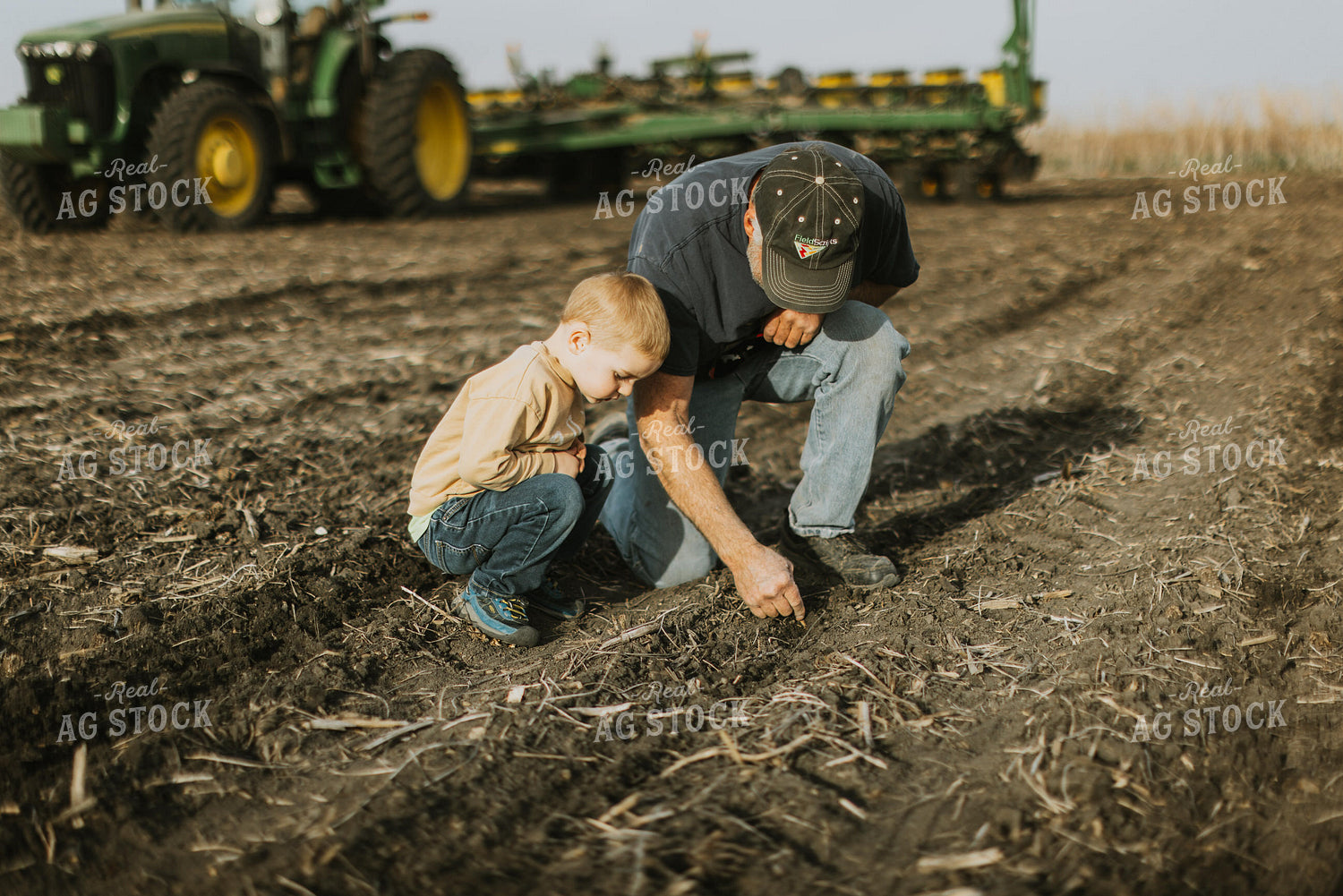 Checking Seed Depth with Farm Kid 8137