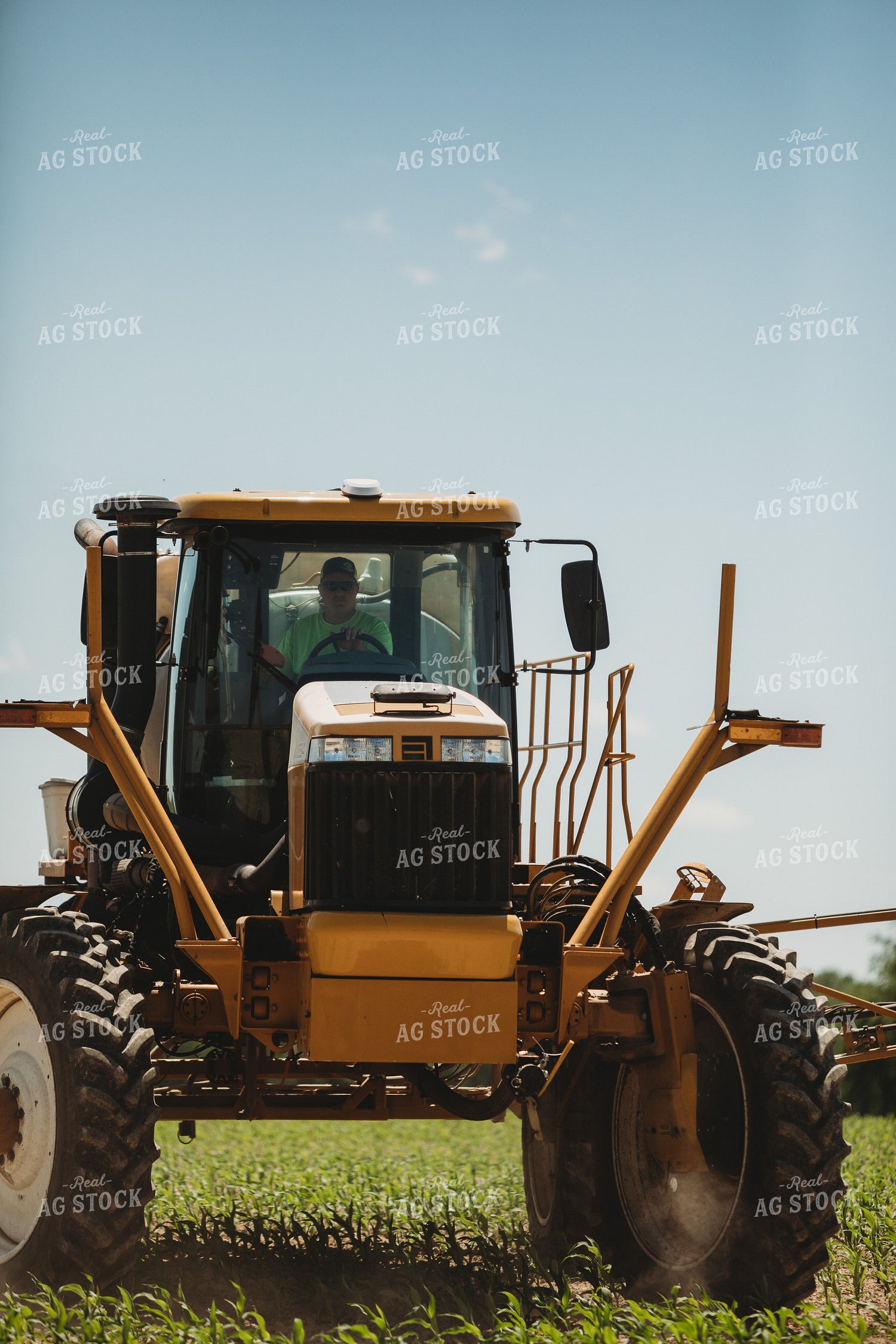 Farmer in Self-Propelled Sprayer 5777