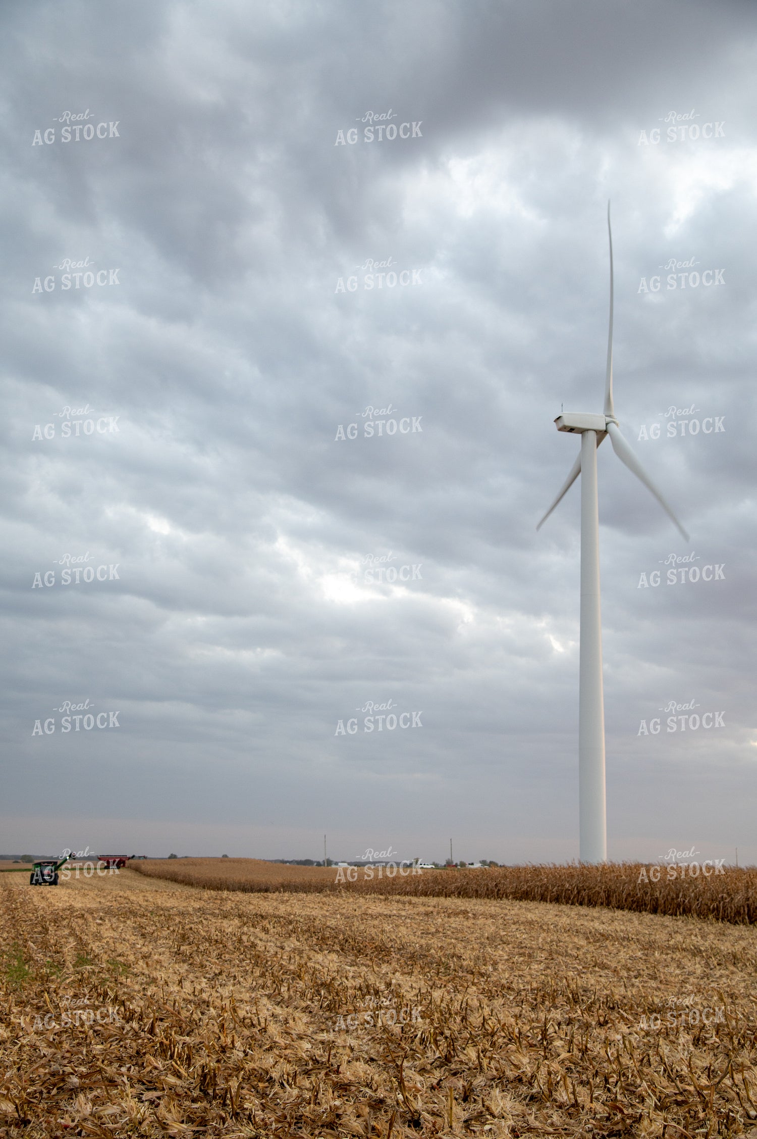 Tractor Driving through Field 25835