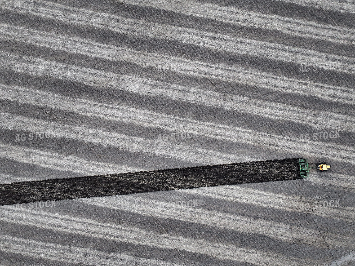 Aerial of Chisel Plowing 141072