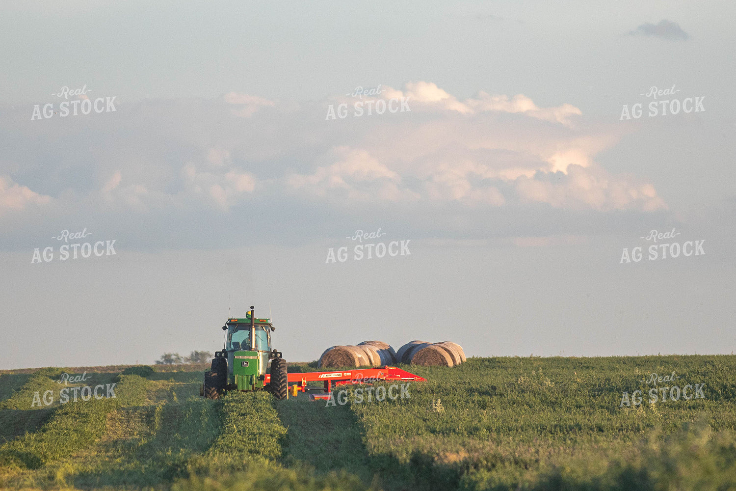 Tractor Cutting Alfalfa 72058