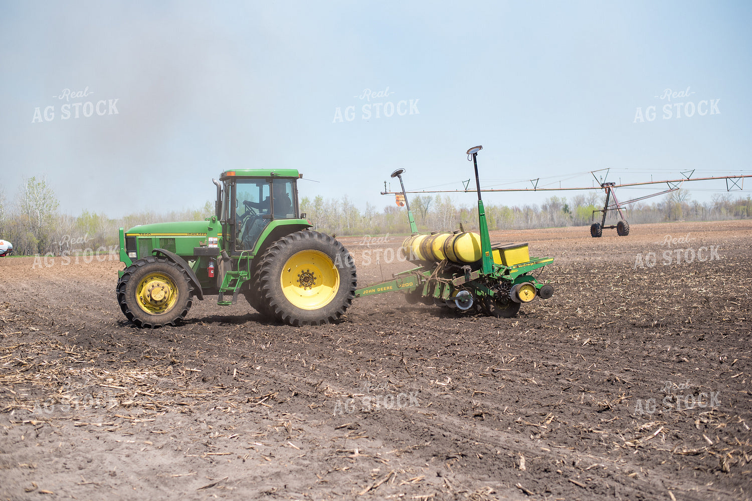Tractor and Planter in Field 74041