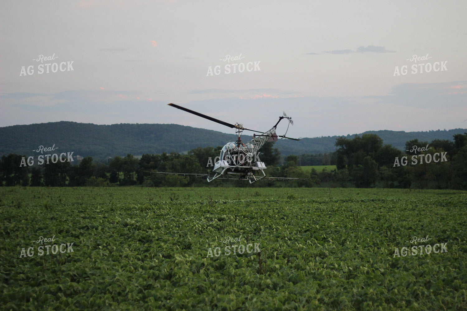 Helicopter Crop Duster 73064