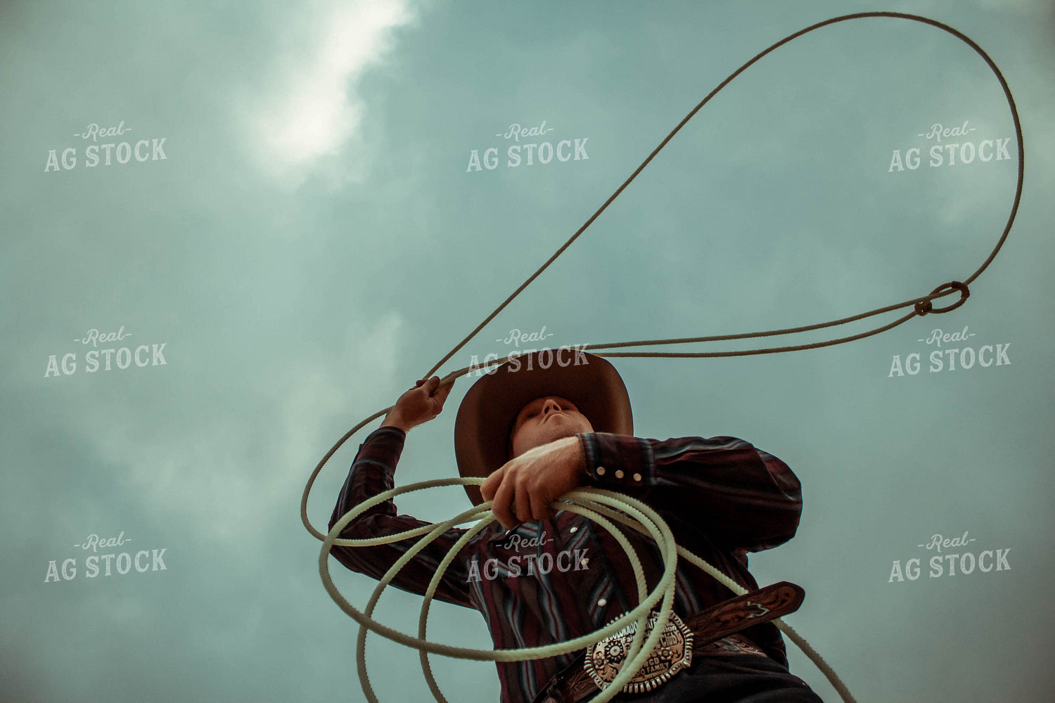 Rancher with Lasso 58025
