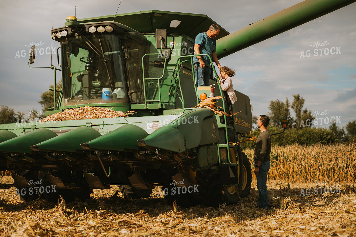 Farm Family by Combine 6584