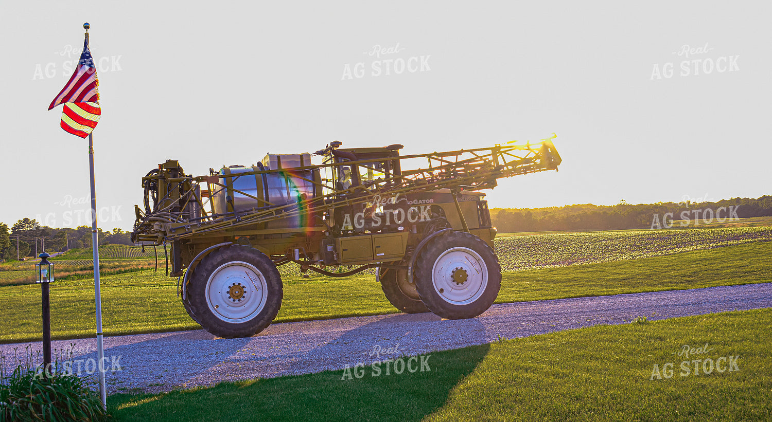 Sprayer in Farm Driveway 84016