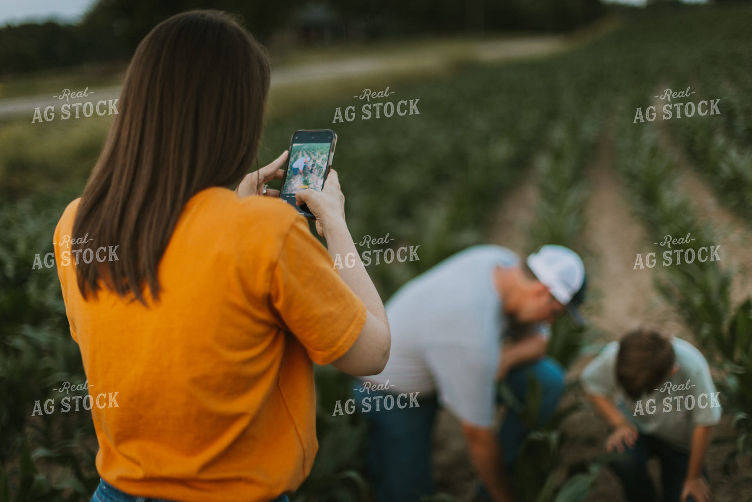 Female Farmer Takes Picture 7833