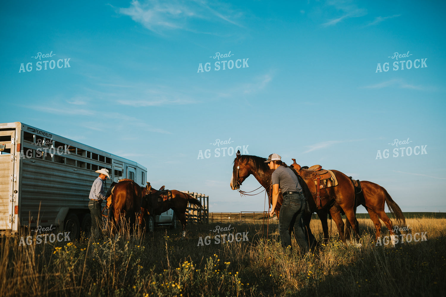 Ranchers in Pasture 6418