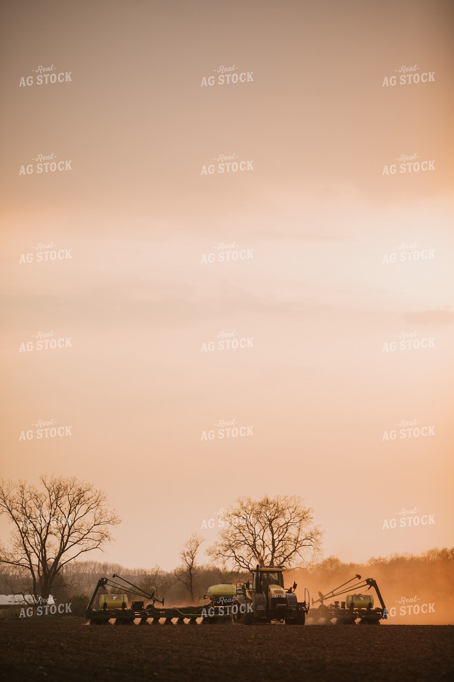 Planter in Field at Sunset 5707
