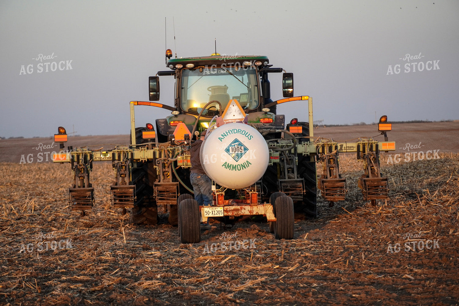 Tractor with Anhydrous Tank 65021