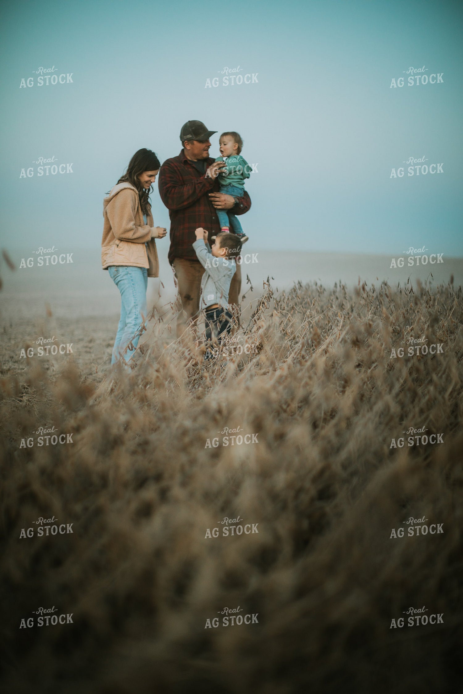 Farm Family in Field 6774