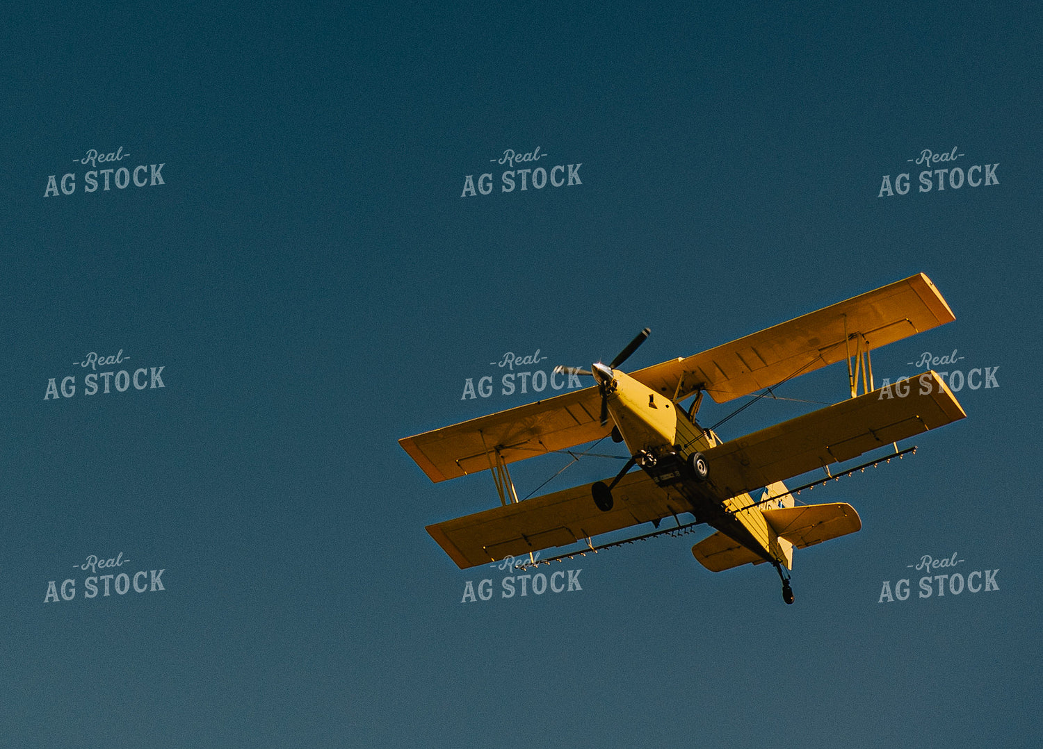 Crop Duster in Blue Sky 61079