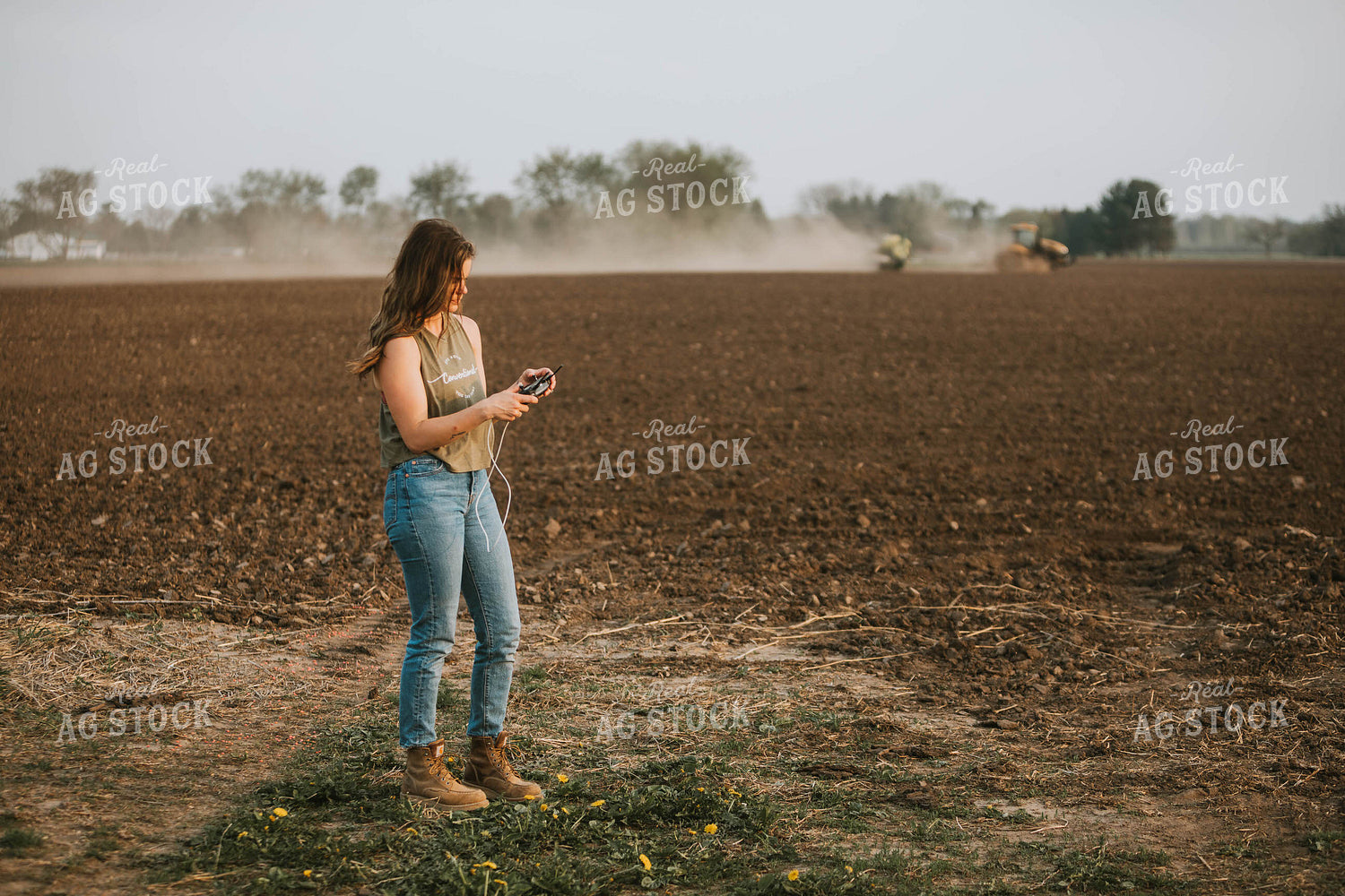 Farmer with Drone 5624