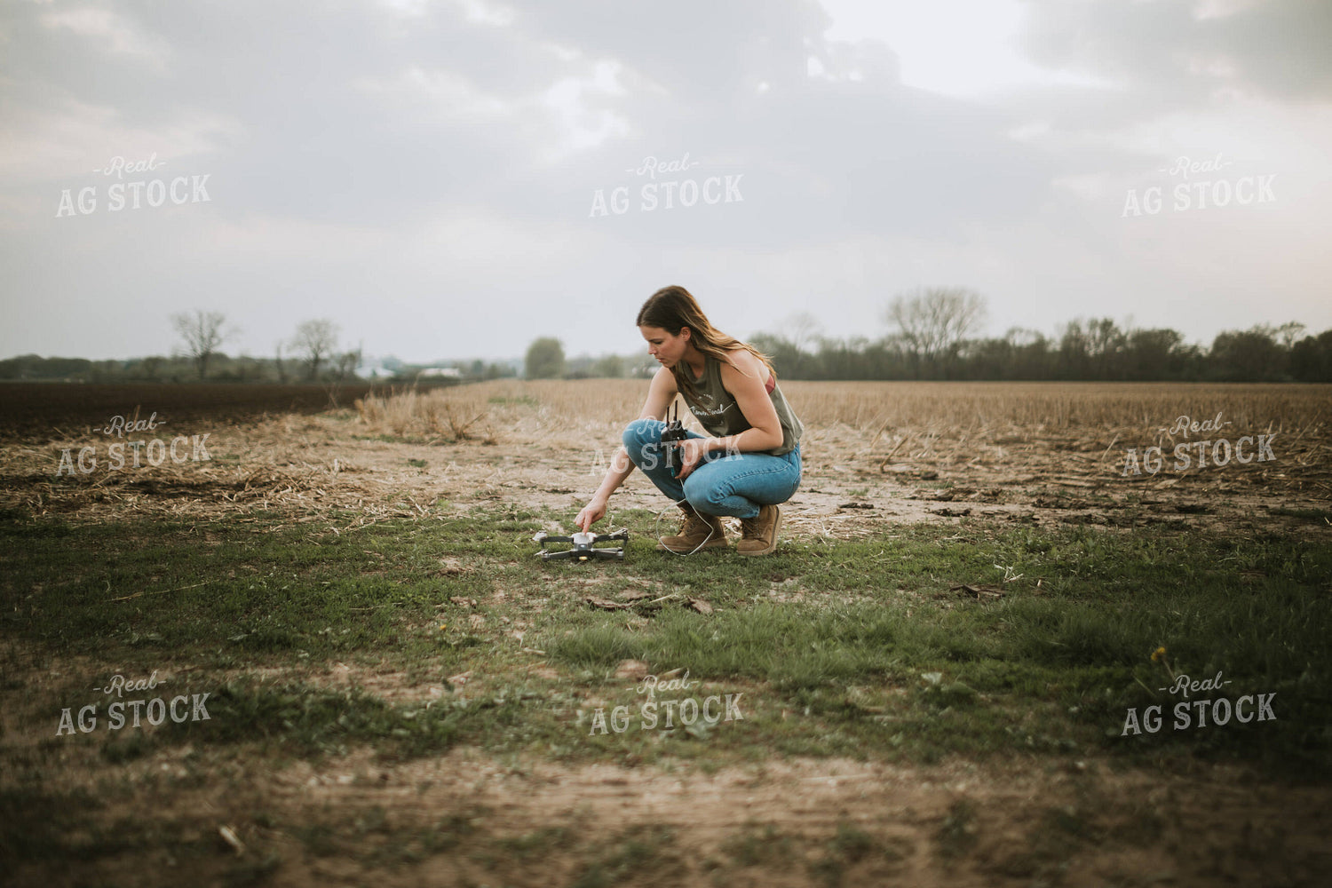 Farmer with Drone 5609