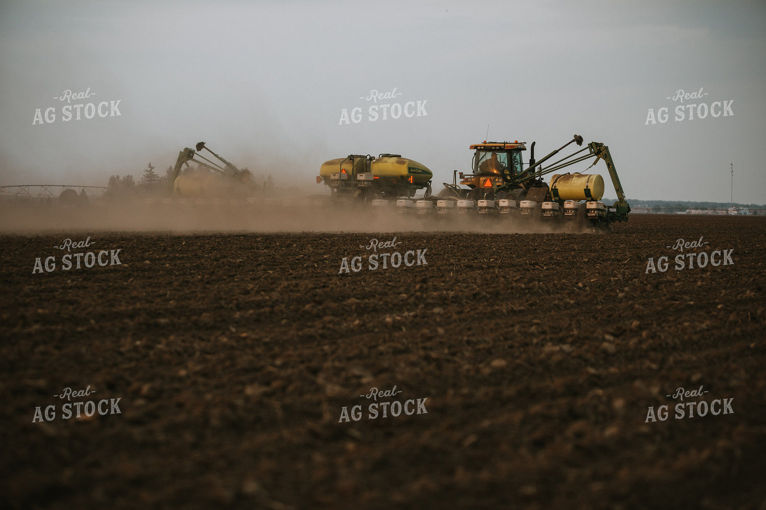 Planter in Field at Sunset 5715