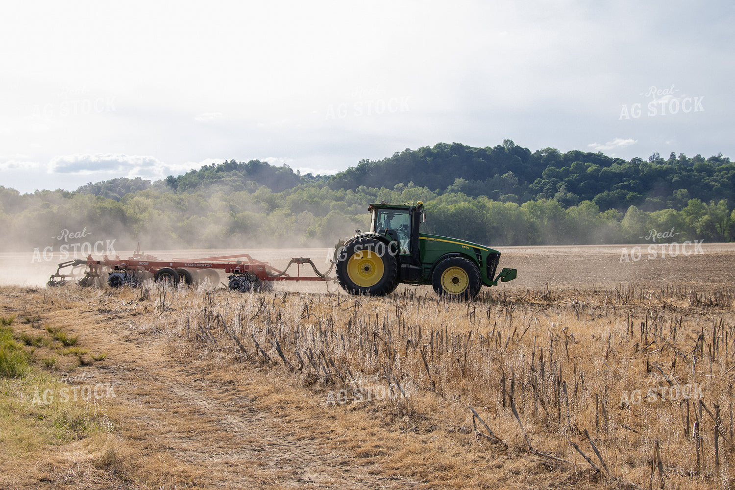 Vertical Tillage in Spring with Tractor 52120