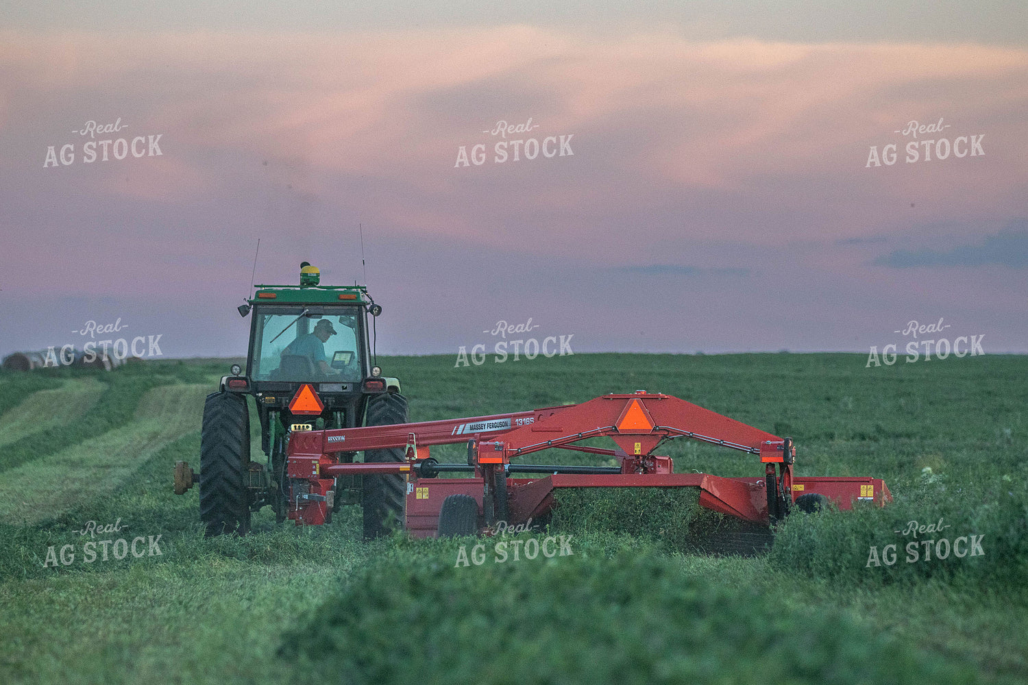 Tractor Cutting Alfalfa 72074