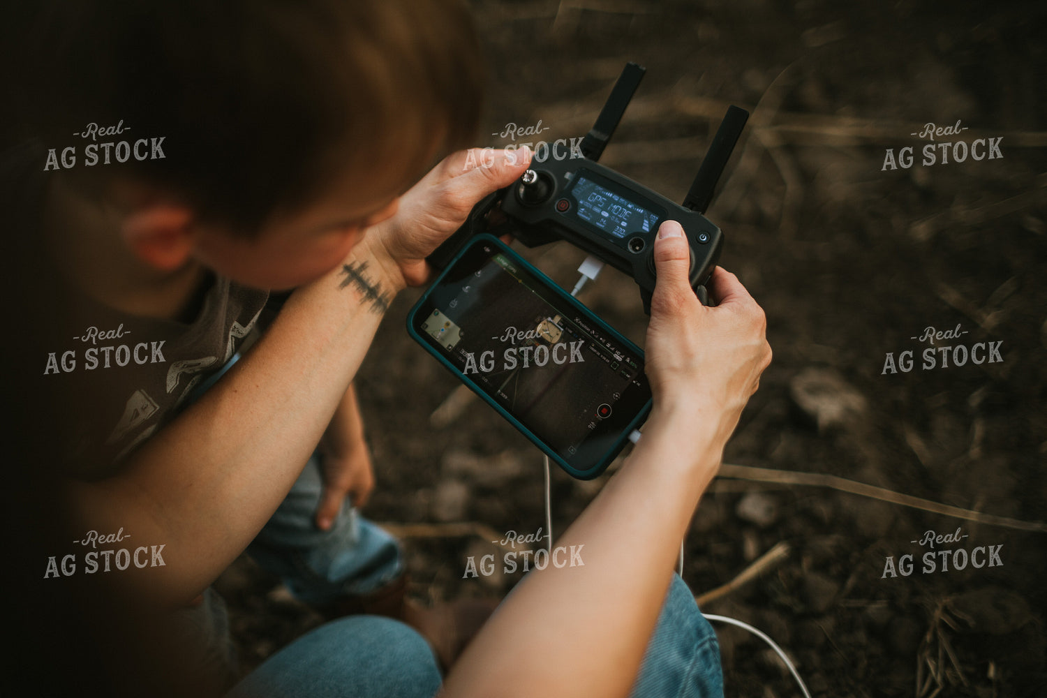 Farmer with Drone 5620