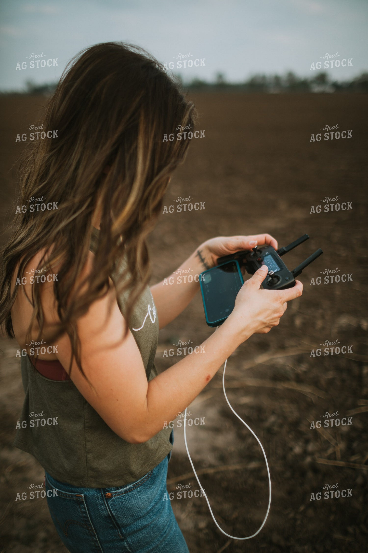 Farmer with Drone 5622