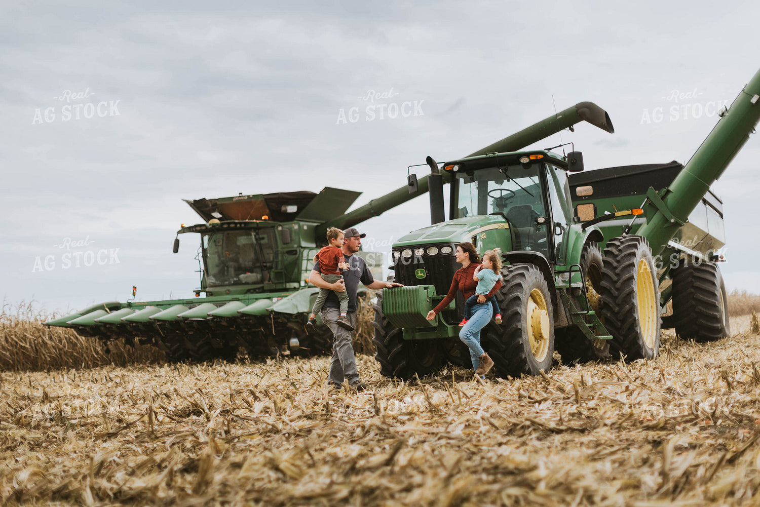 Farm Family in Field 8588