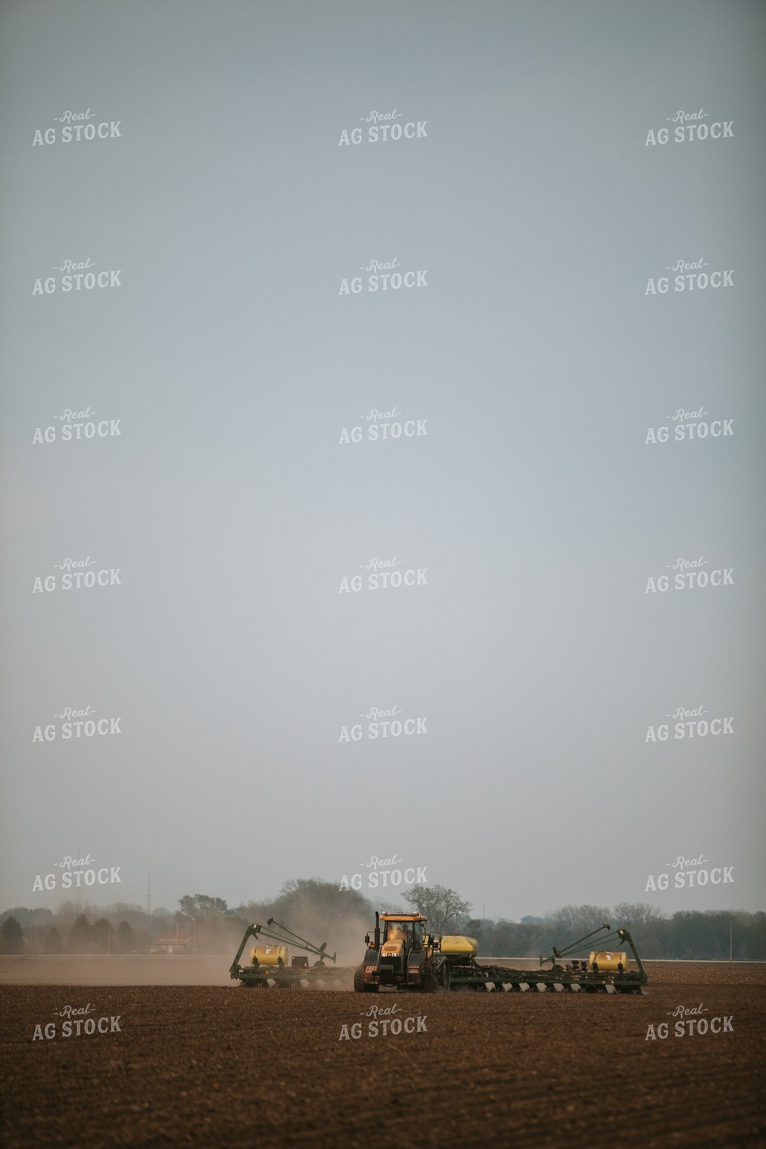 Planter in Field at Sunset 5725