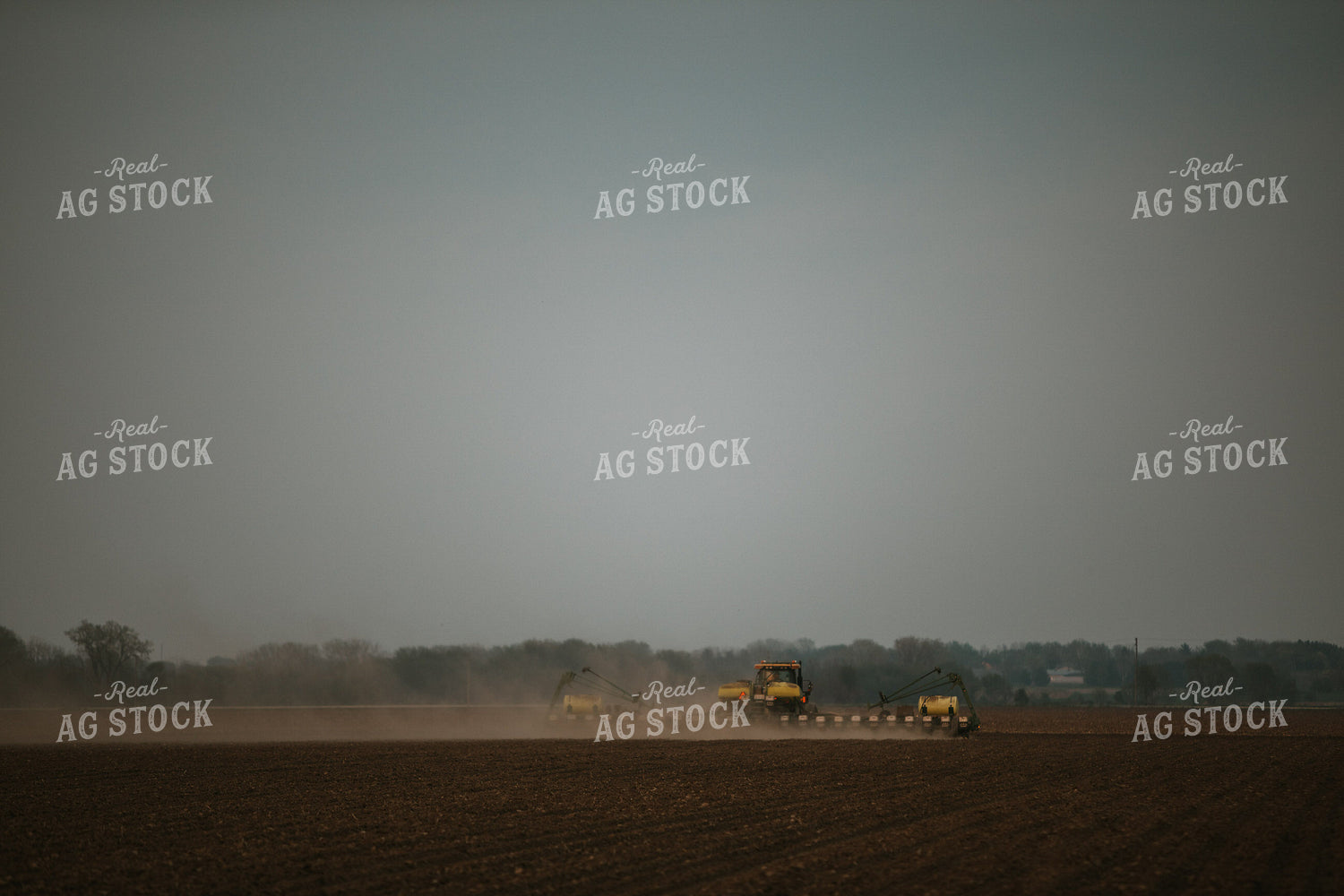 Planter in Field at Sunset 5722