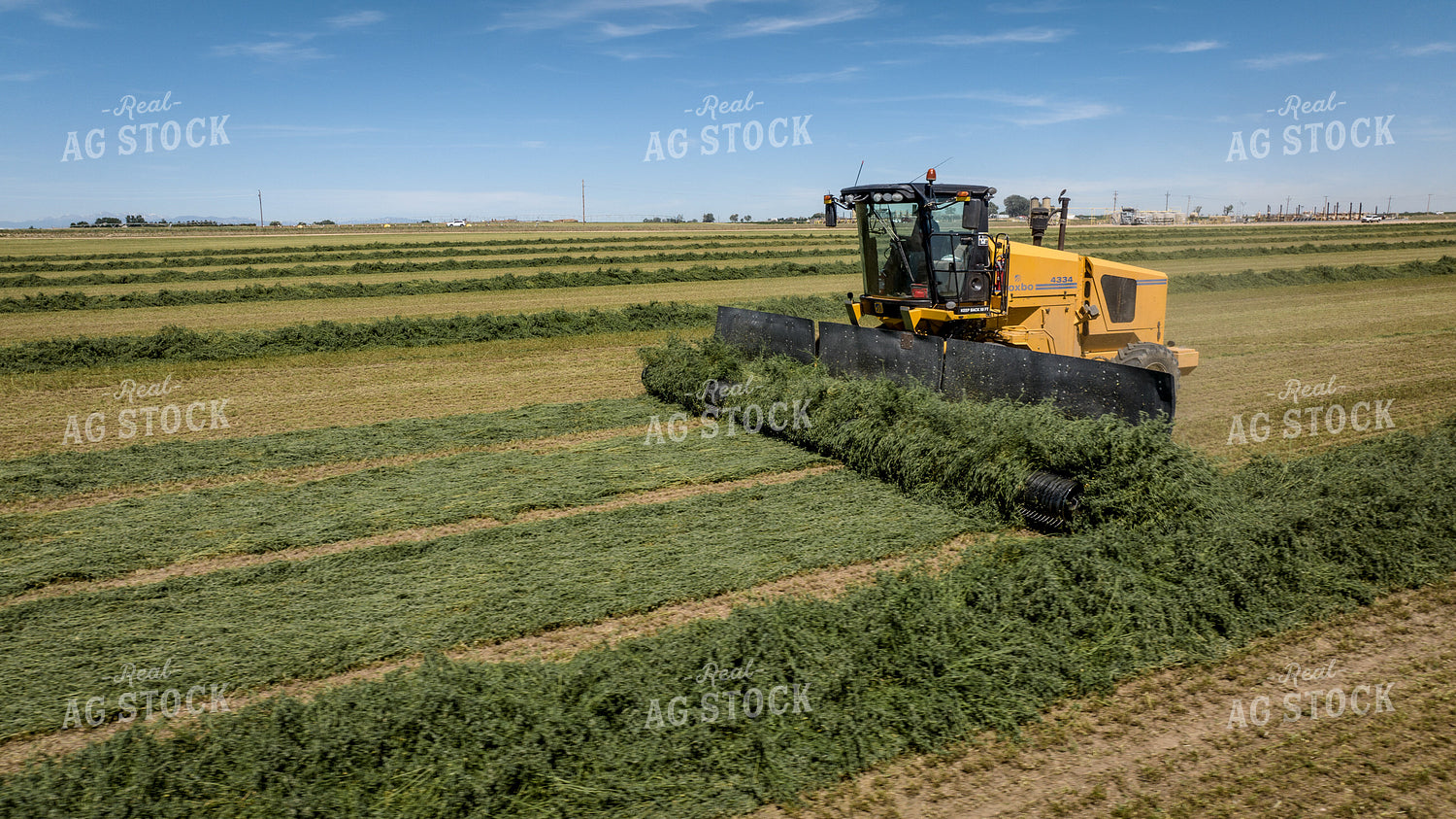 Hay Merger in Hay Field 56479