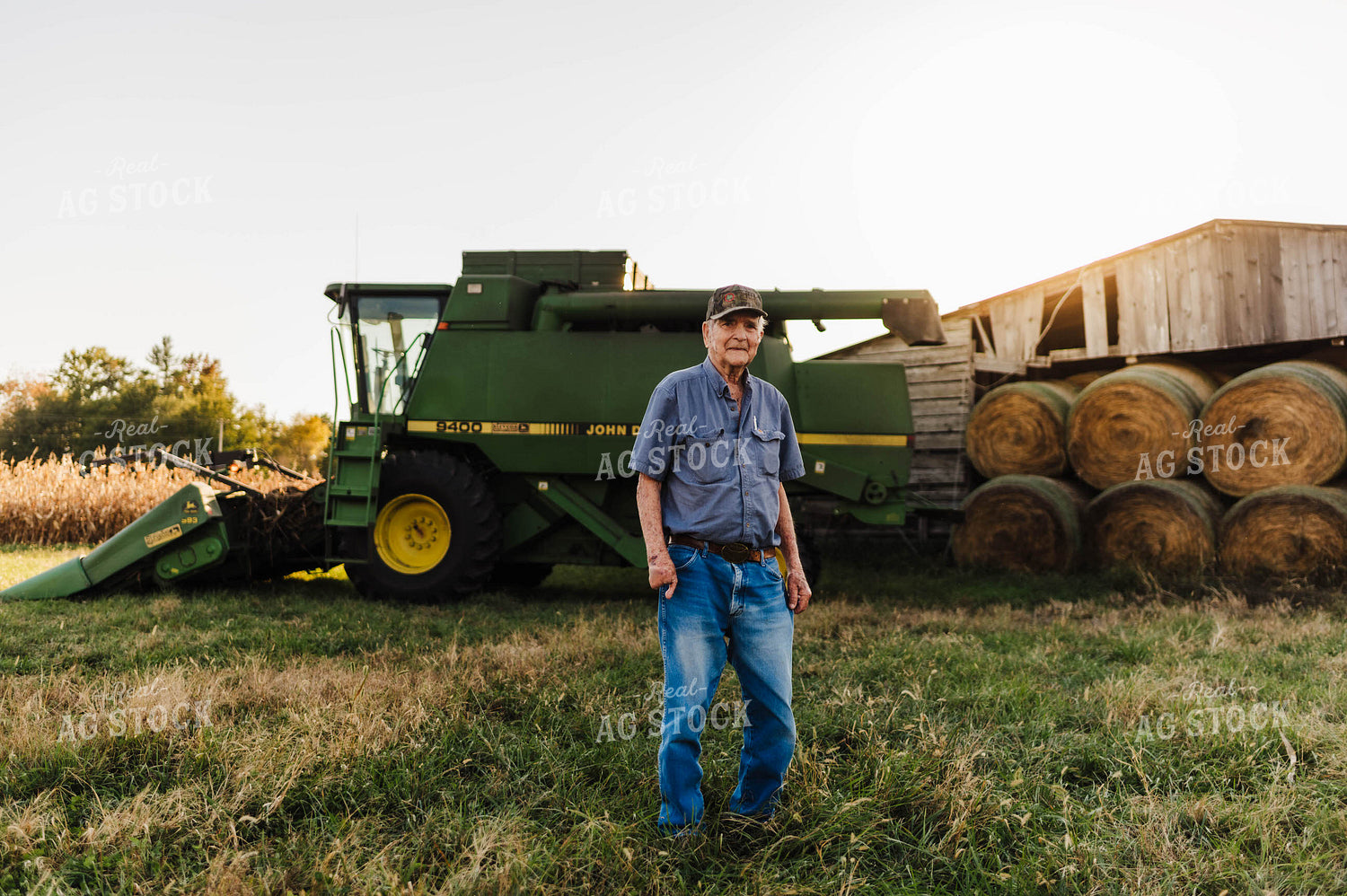 Farmer by Combine 115121