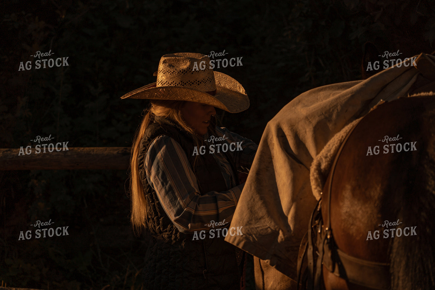 Rancher Tying Saddle 58292