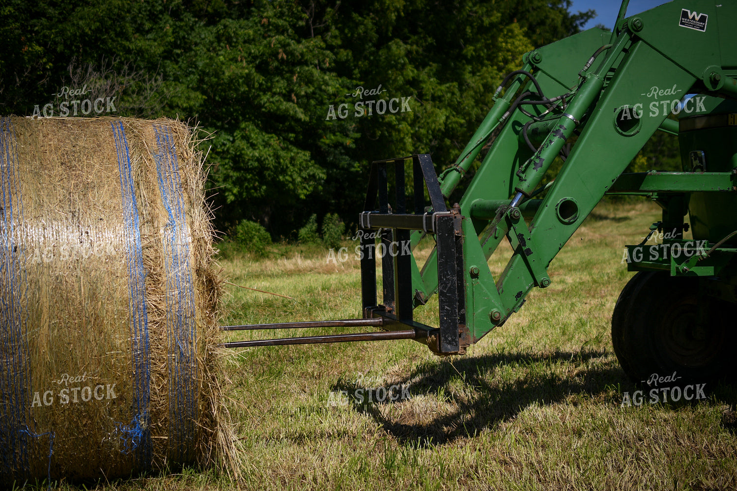 Loading Hay Bales 191191