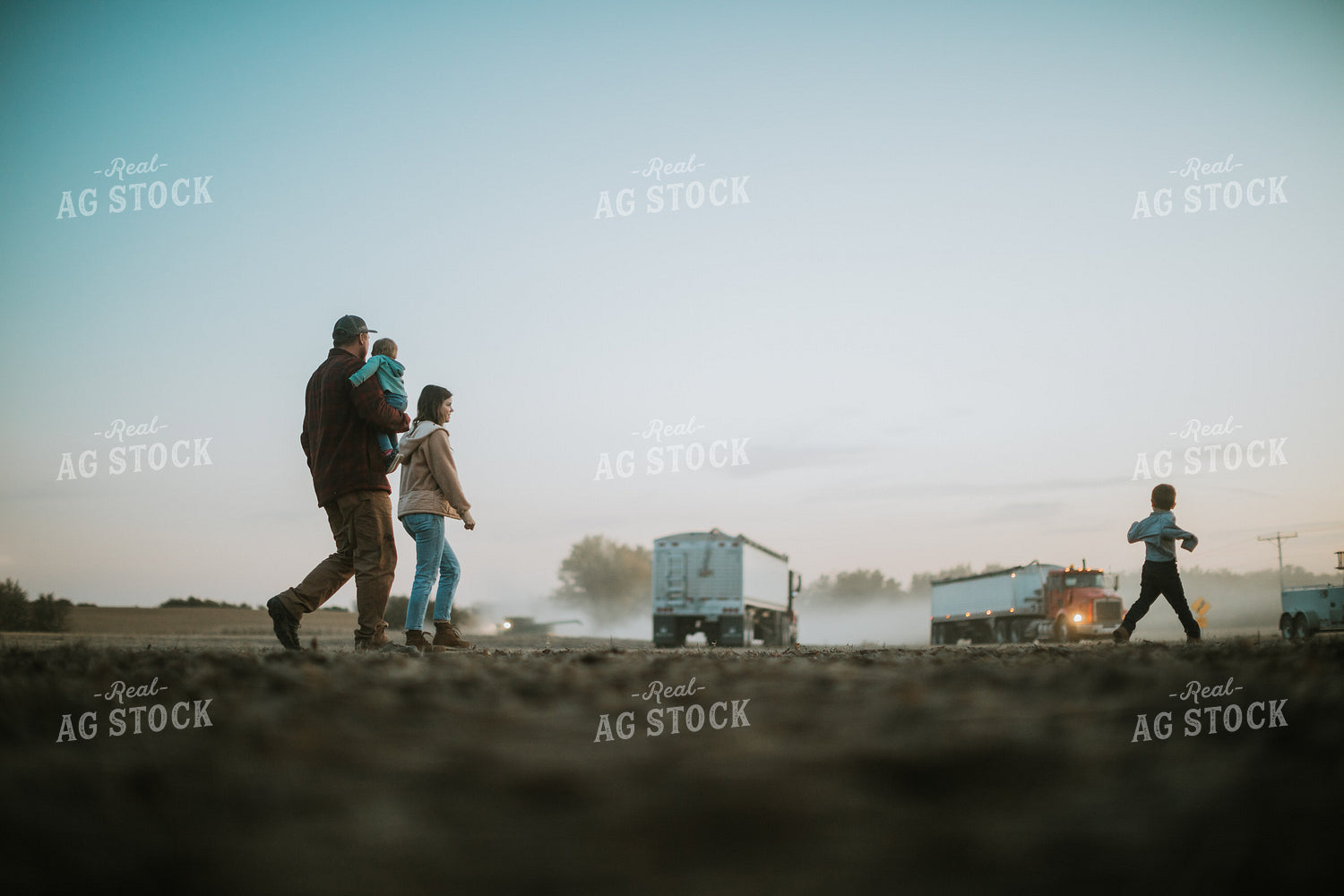 Farm Family in Field 6788