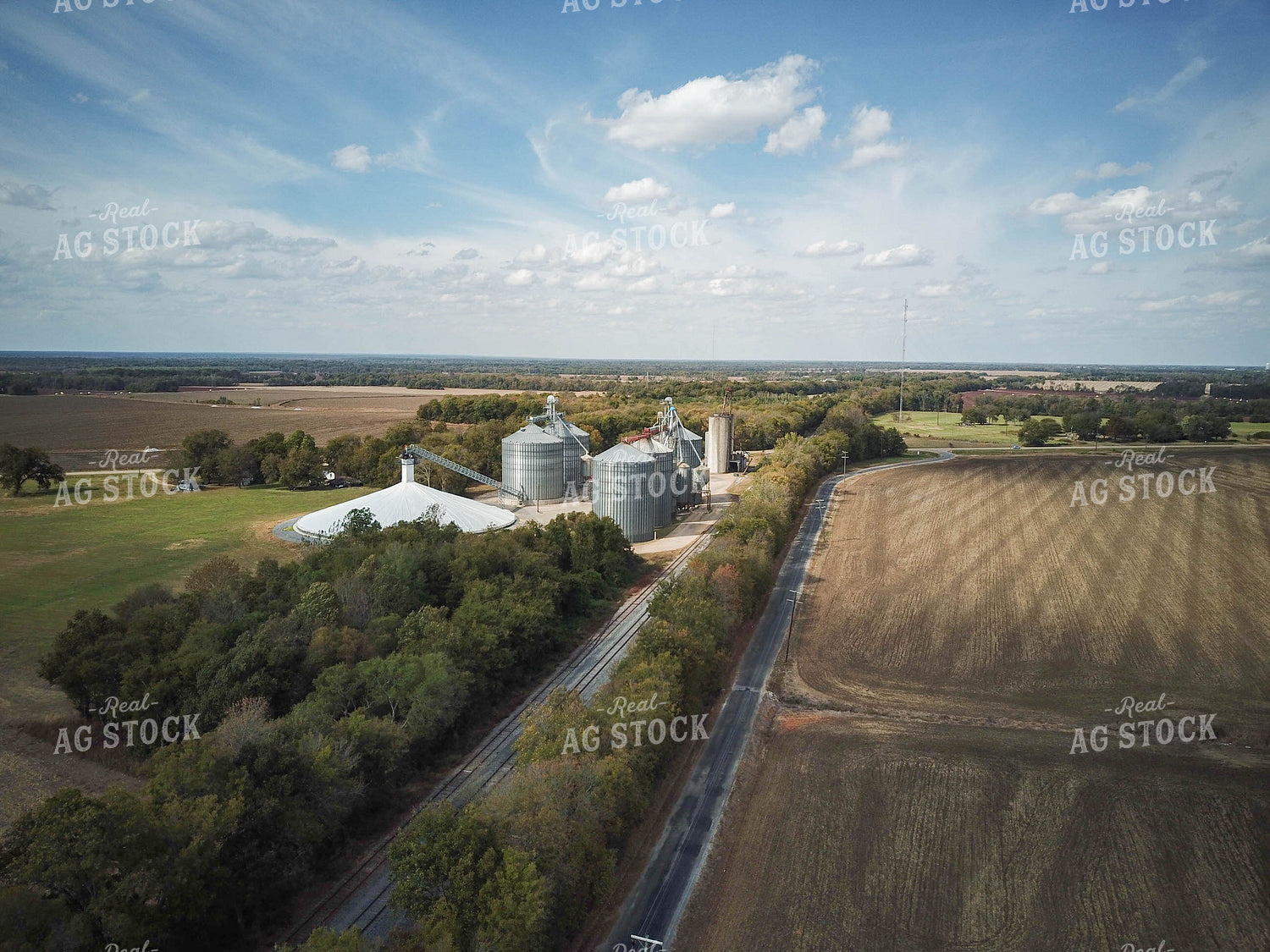 Aerial View of Farmland 79154