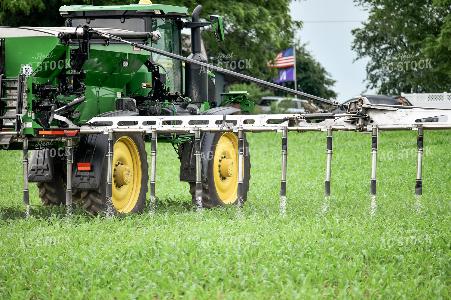 Self-Propelled Sprayer in Cornfield 86049
