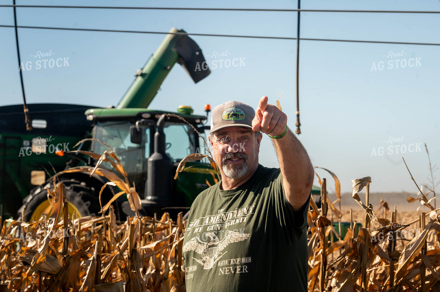 Farmer in Cornfield 185050