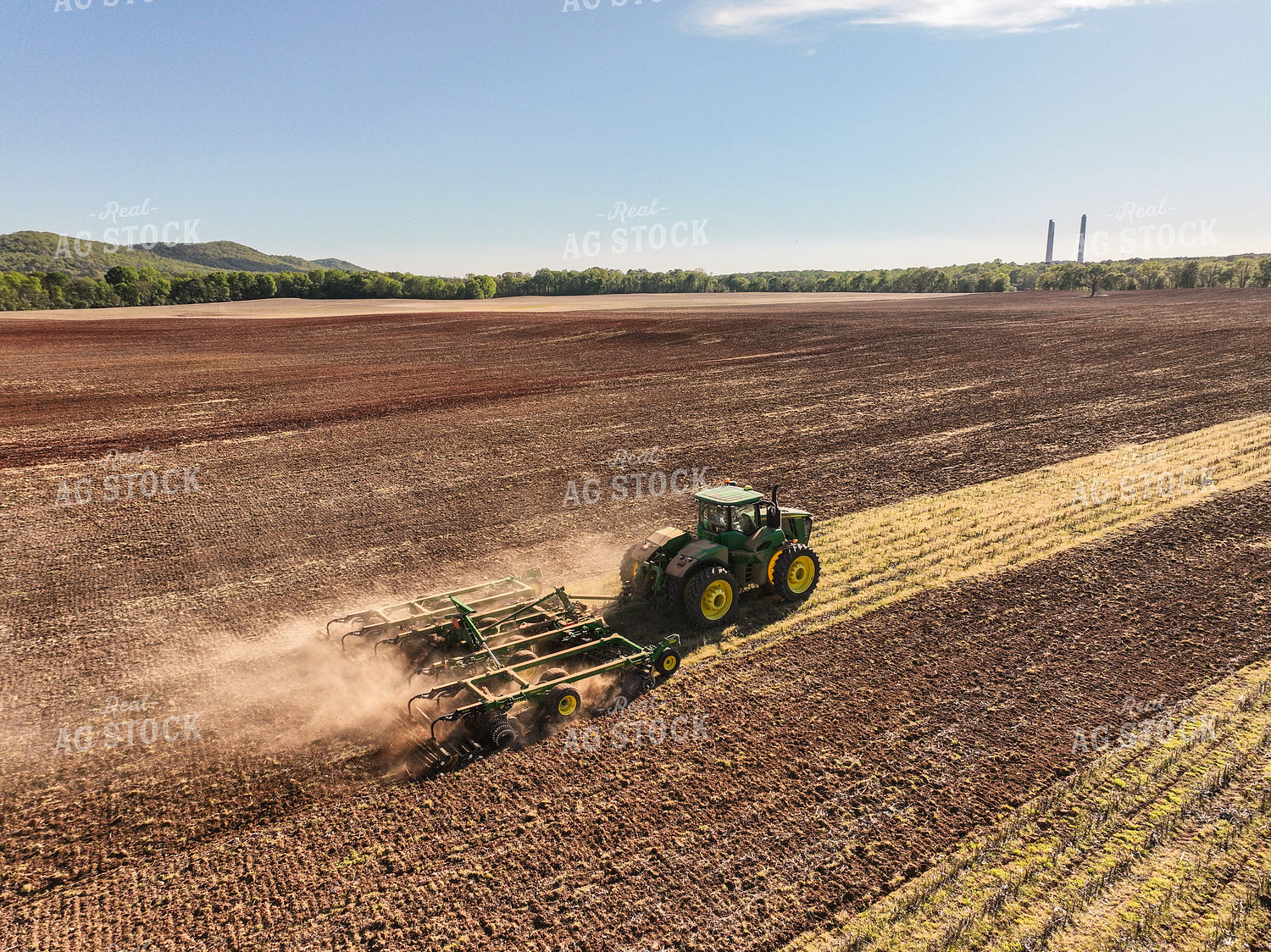 Aerial of Vertical Tillage 128103