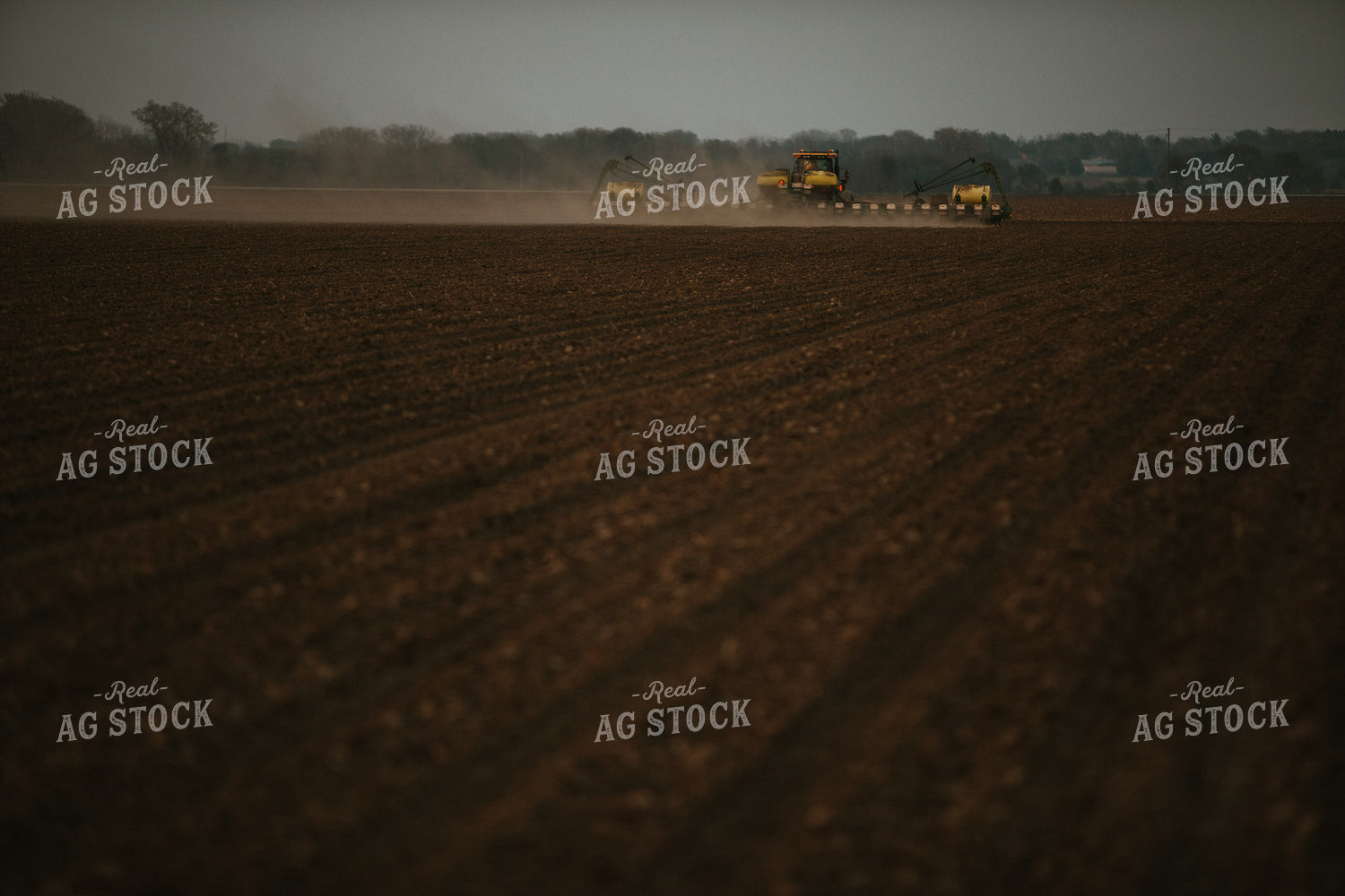 Planter in Field at Sunset 5721