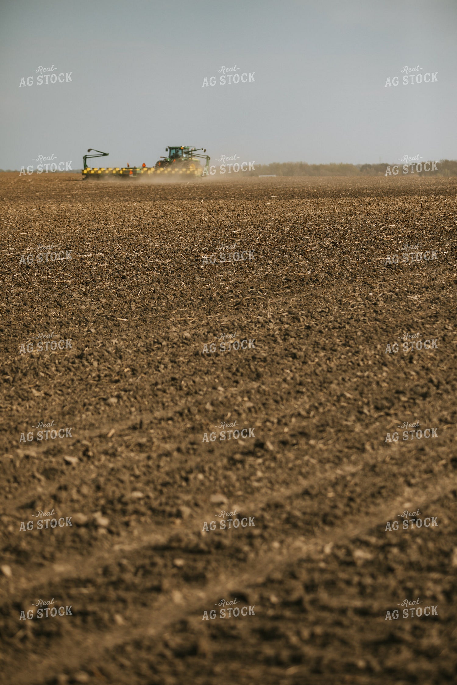 Planting with Tractor and Planter 5482