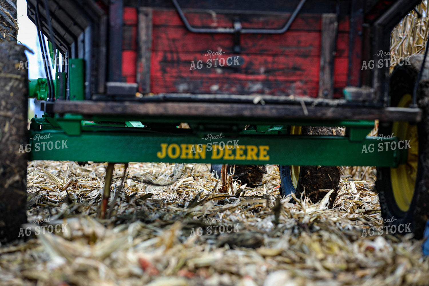 Horses Pulling Wagon for Old-Fashioned Hand Harvest 160008