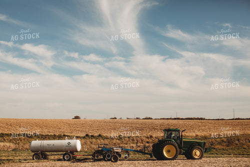 Tractor and Anhydrous Ammonia Applicator and Tank 3566