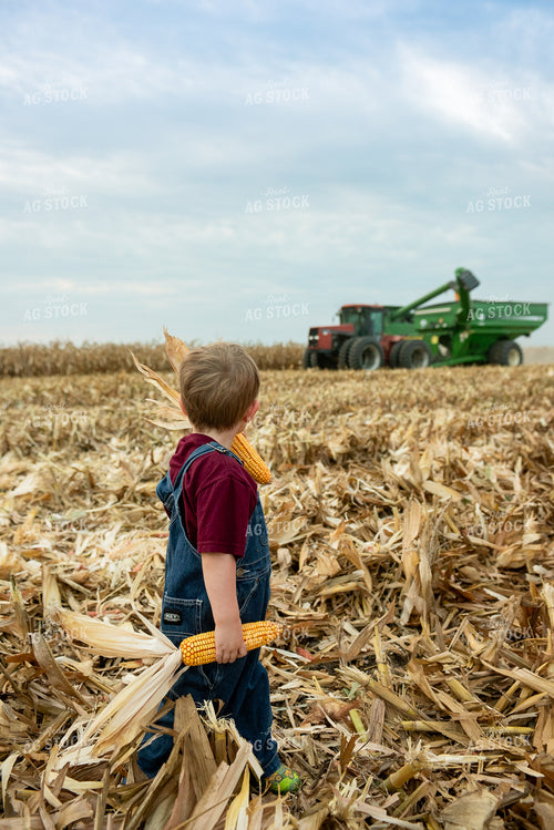 Kid in Field 129065