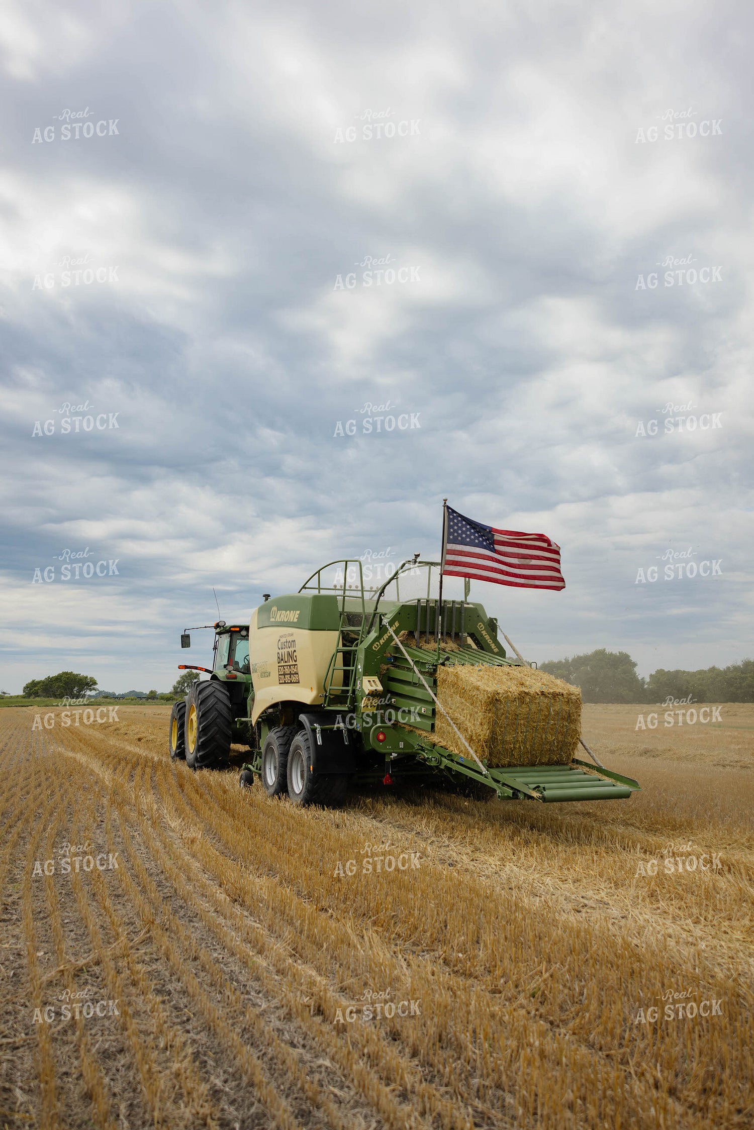 Baling Wheat Straw 296031