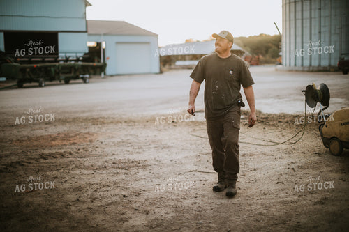 Farmer at Farm Shop 5127