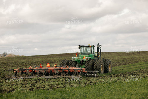 Tillage with Disk Ripper in Alfalfa Field 152875