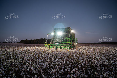 Cotton Harvest at Night 149147