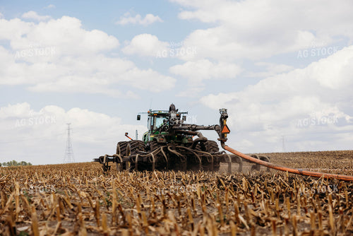 Injecting Manure with Dragline from Slurry 152155